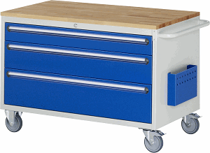 Montagewagen Modell XXL3.16, B 1145 x T 650 x H 795 mm, Buche-Top 25 mm