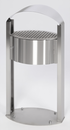 Ascher Edelstahl mit Schutzdach
