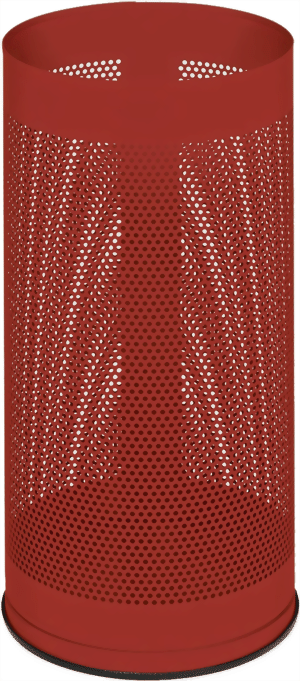 Schirmständer gelocht, rot