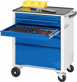 Werkzeugwagen, B 700 x T 500 x H 860 mm