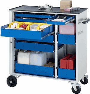 Werkzeugwagen, B 1025 x T 520 x H 1080 mm