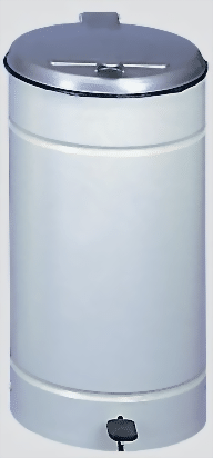 Tretabfallsammler 60 Liter, grau für 60 Liter Abfallsäcke