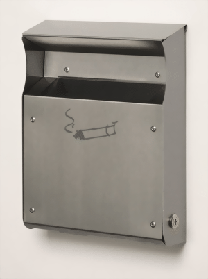 Wandascher WH28 Edelstahl
