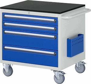 Montagewagen Modell XL3.1, B 770 x T 650 x H 790 mm, Melamin-Top 19 mm