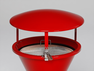 Dach für Standascher feuerrot RAL 3000