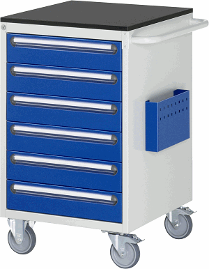 Montagewagen Modell L5.16, B 580 x T 650 x H 970 mm, Melamin-Top 19 mm