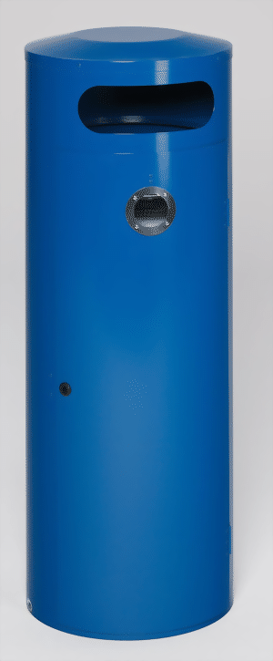 Abfallsammler/Ascher KS 90, enzianblau für 110 Liter Abfallsack