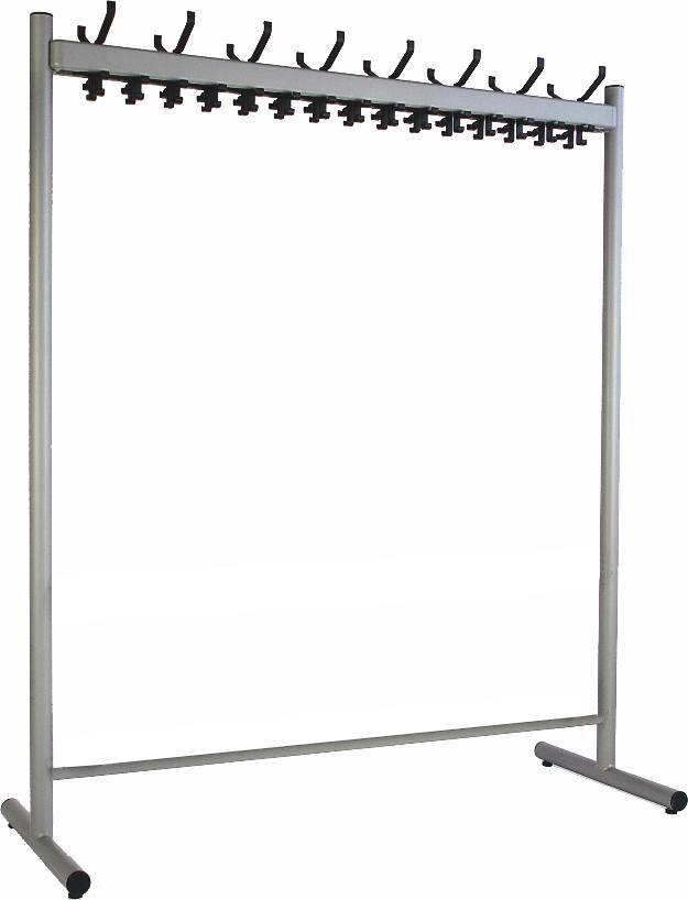 Standgarderobe Alu-Haken Länge 1100 mm