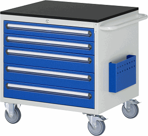 Montagewagen Modell XL3.20, B 770 x T 650 x H 790 mm, Melamin-Top 19 mm