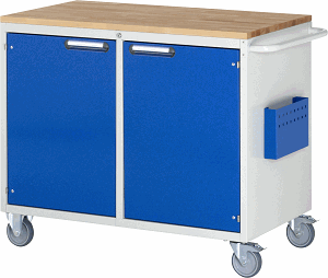 Montagewagen Modell LL5.12.12, B 1145 x T 650 x H 975 mm, Buche-Top 25 mm