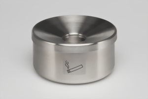 Tischaschenbecher, Edelstahl
