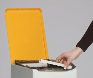 Deckel gelb, für Abfallsystem WSS 40 Liter
