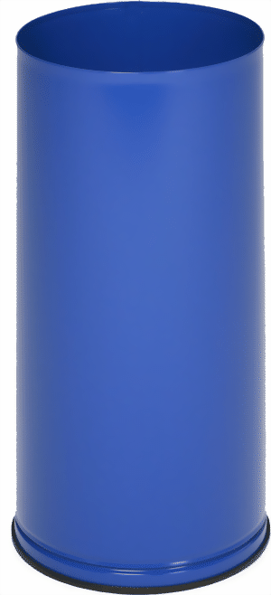 Schirmständer glatt, enzianblau