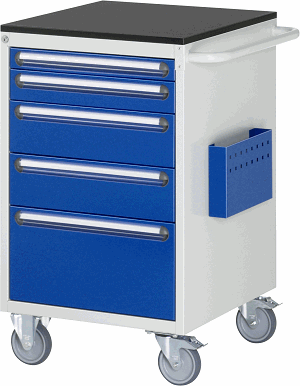 Montagewagen Modell L5.2, B 580 x T 650 x H 970 mm, Melamin-Top 19 mm