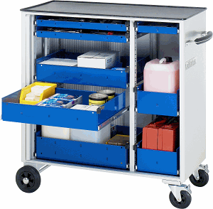 Werkzeugwagen, B 1025 x T 520 x H 1080 mm