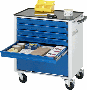 Werkzeugwagen, B 700 x T 500 x H 795 mm