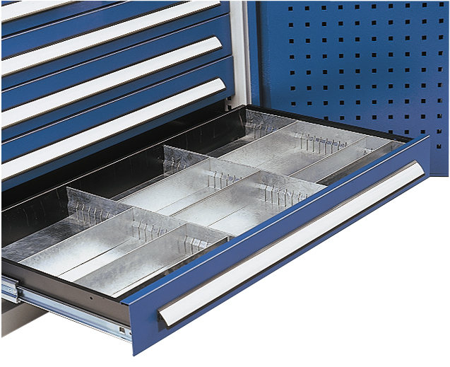 Einteilungsset für Schubladen Höhe 125 mm
