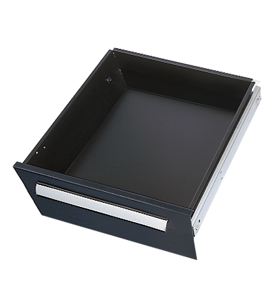 Schublade H 175 mm x B 500 mm, Traglast 110 kg, RAL 7016 anthrazitgrau
