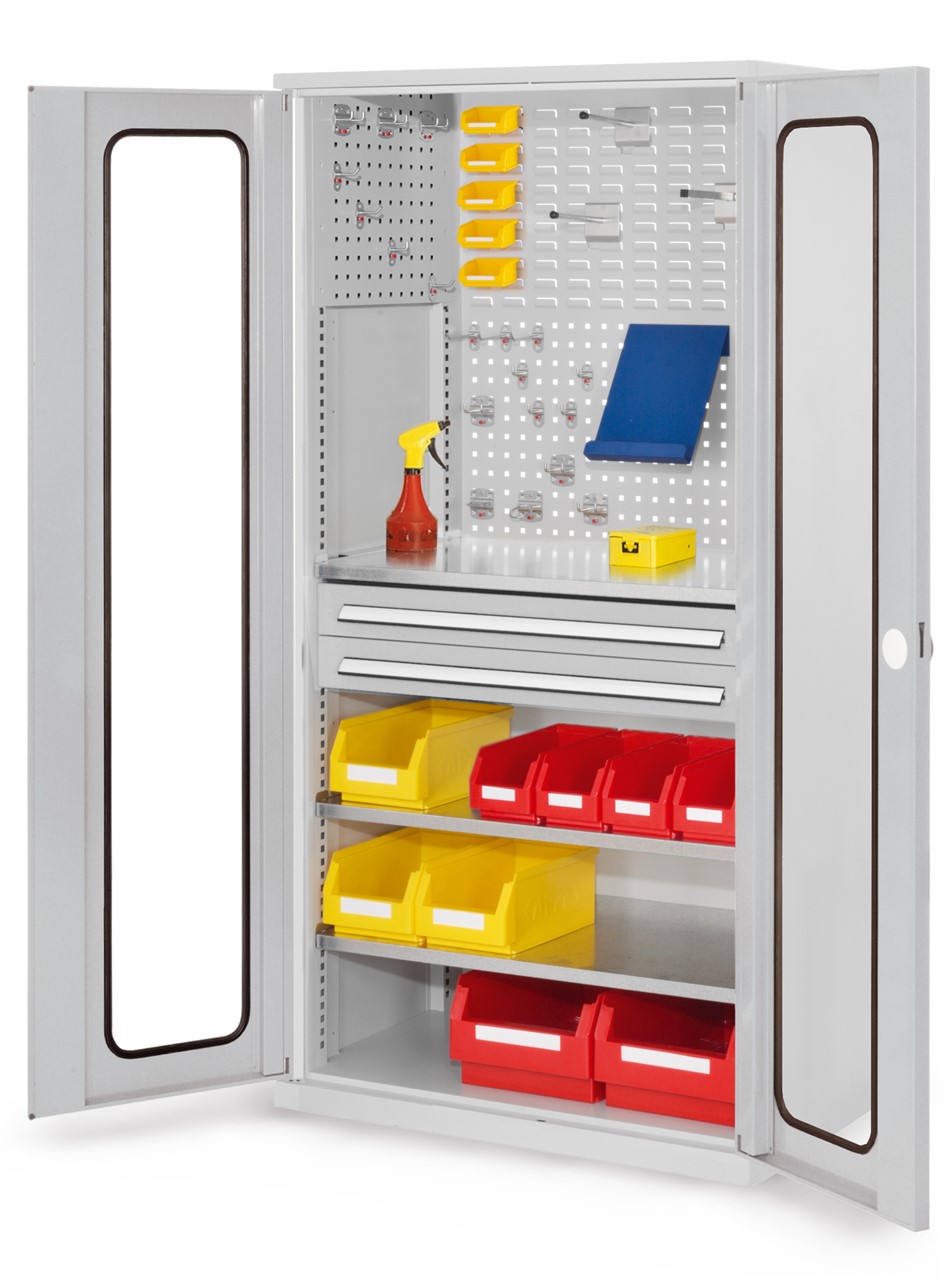 Schubladenschrank mit Schubladen und Fachböden 1950x1000x600 mm HxBxT