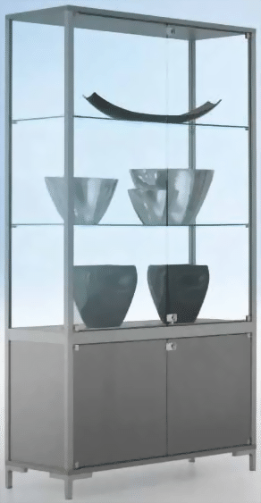 Standvitrine 1860x800x400 mm HxBxT