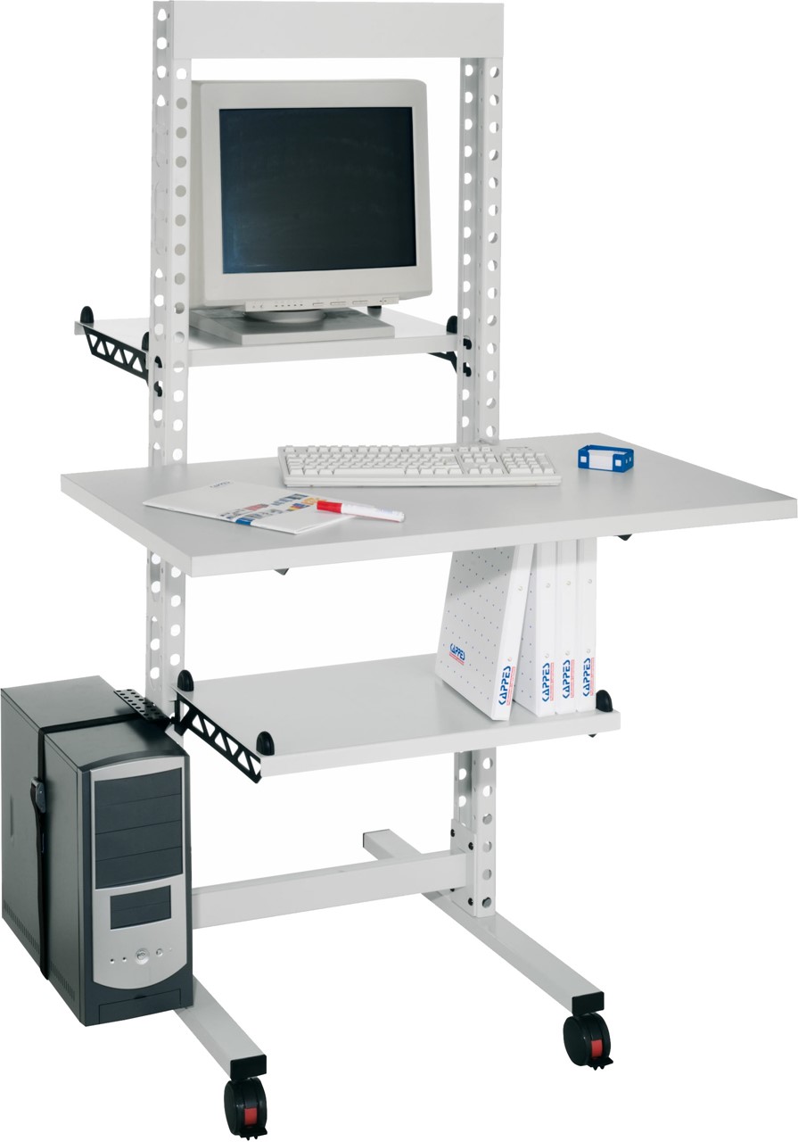 Steharbeitsplatz, Modul 4 schmal 1765x670x400 mm HxBxT