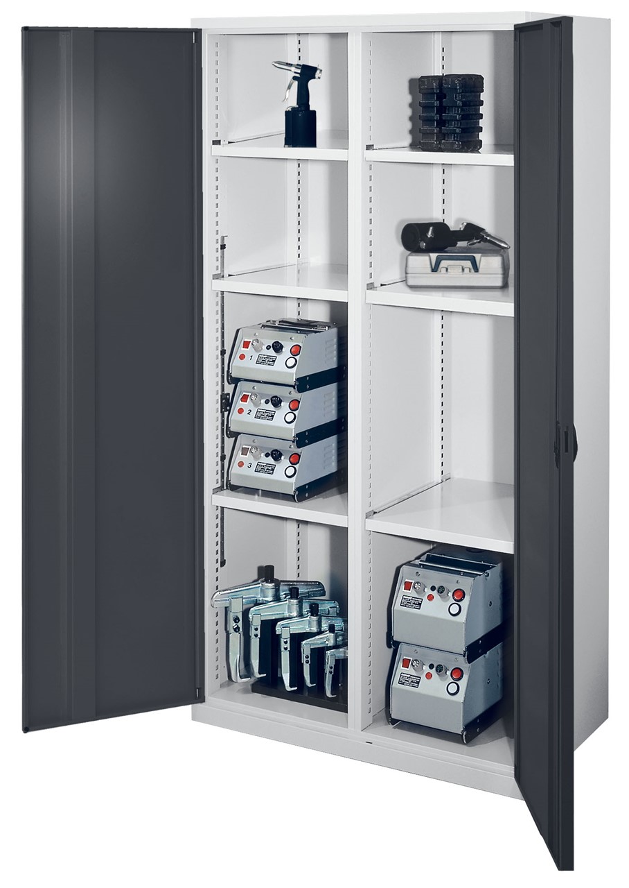 Schwerlastschrank 1950x1000x600 mm HxBxT, Vollblechtüren