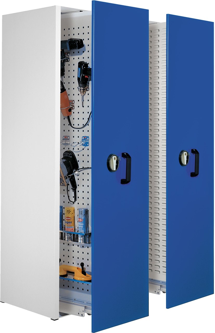 Zugwagenschrank, 2 Auszüge, 2000x1100x600 mm HxBxT