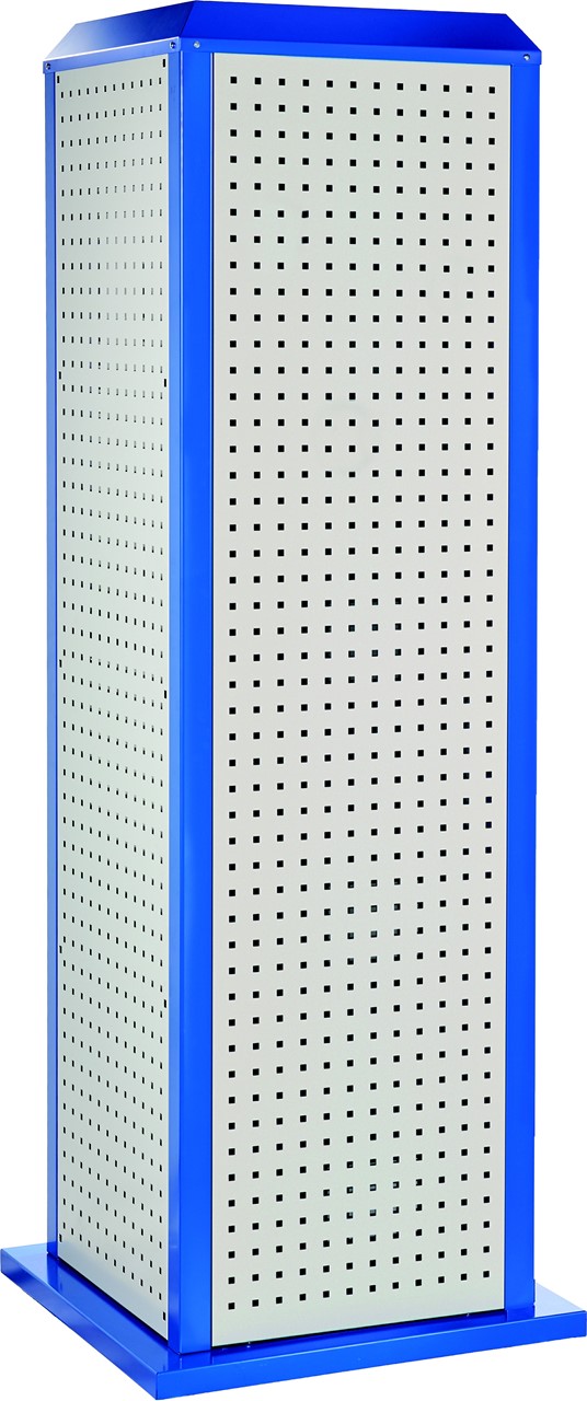 Tooltower, 2015x700x700 mm HxBxT, mit 4 aussenliegenden Lochplatten, ganze Höhe