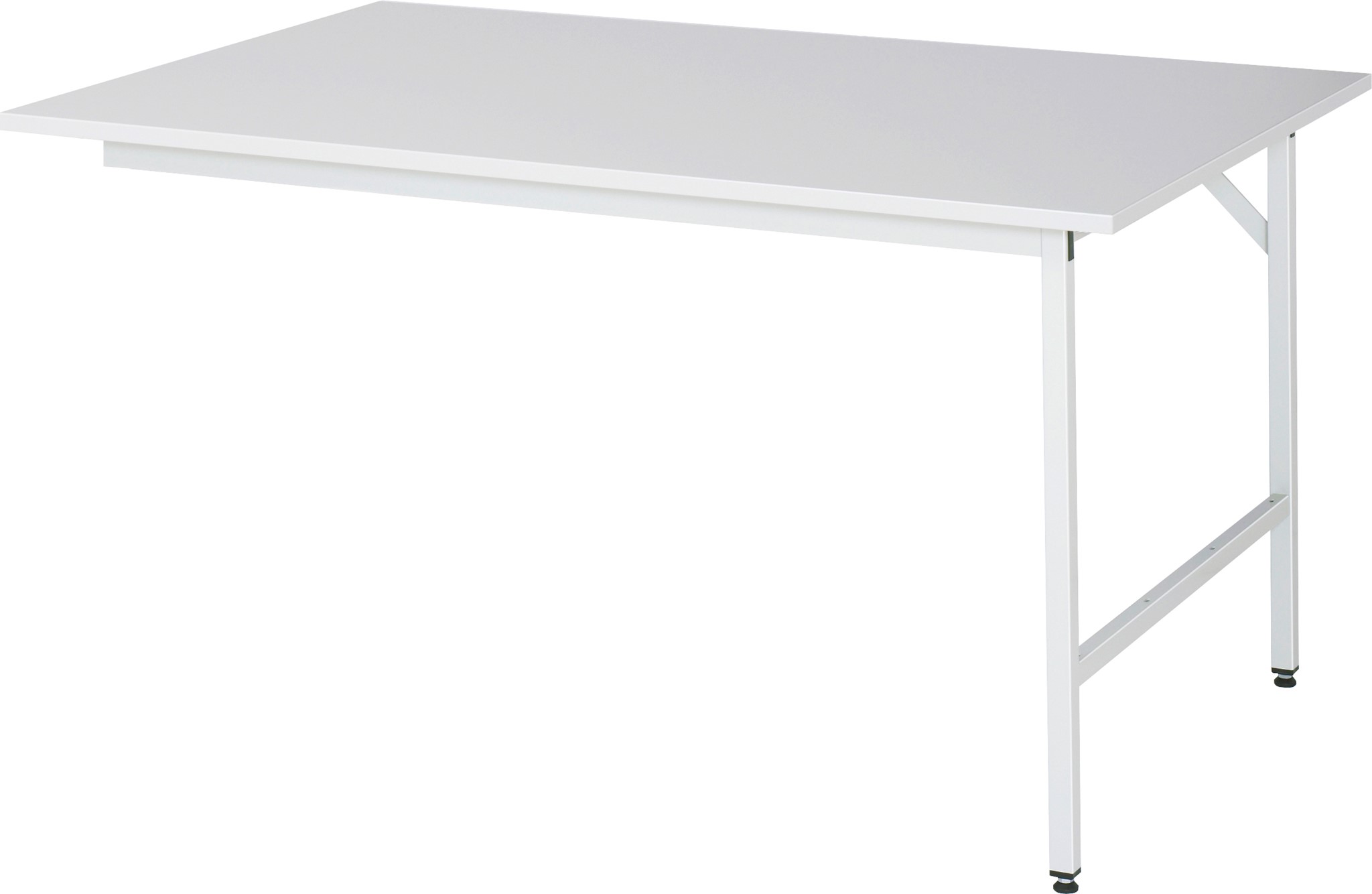 Arbeitstisch, B 2000 x T 1000 x H 800-850 mm, EGB-Melaminbeschichtete-Platte 28 mm