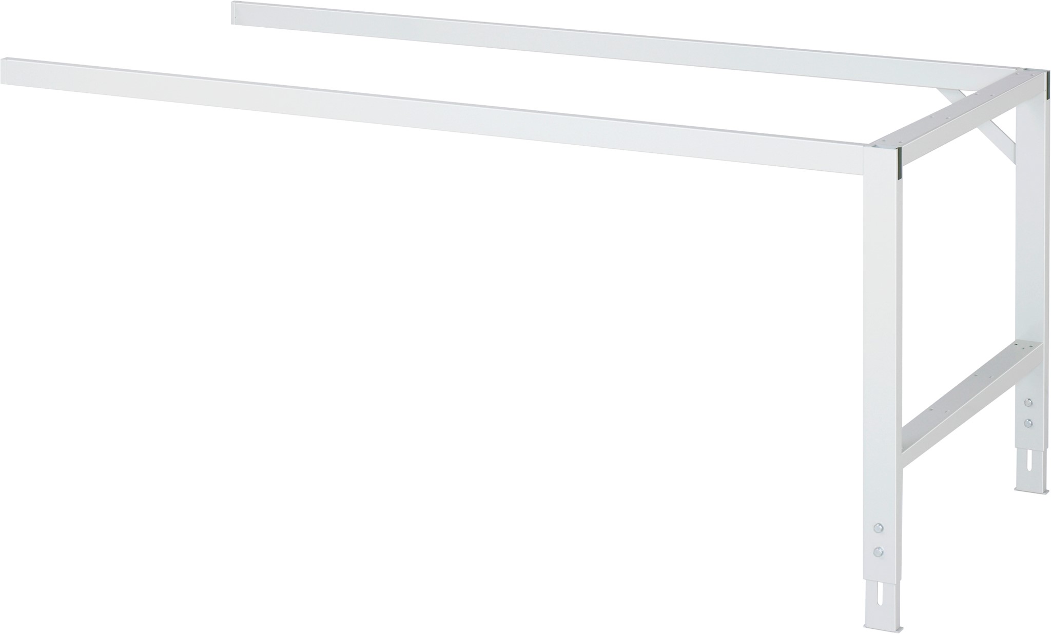 Arbeitstisch - Anbaugestell, B 1090 x T 860 x H 740-1060 mm, ohne Platte