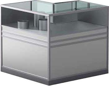 Thekenmodul Ecke 90°, 900x1000x1000x(600) HxLxT