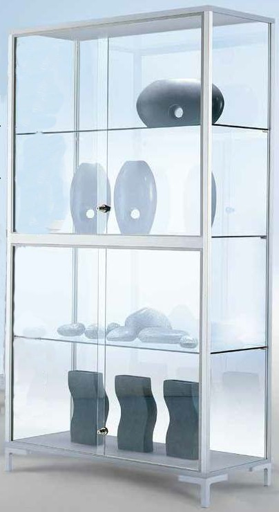 Standvitrine 1860x1500x400 mm HxBxT