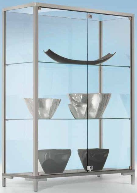 Halbhohe Vitrine 1350x800x400 mm HxBxT