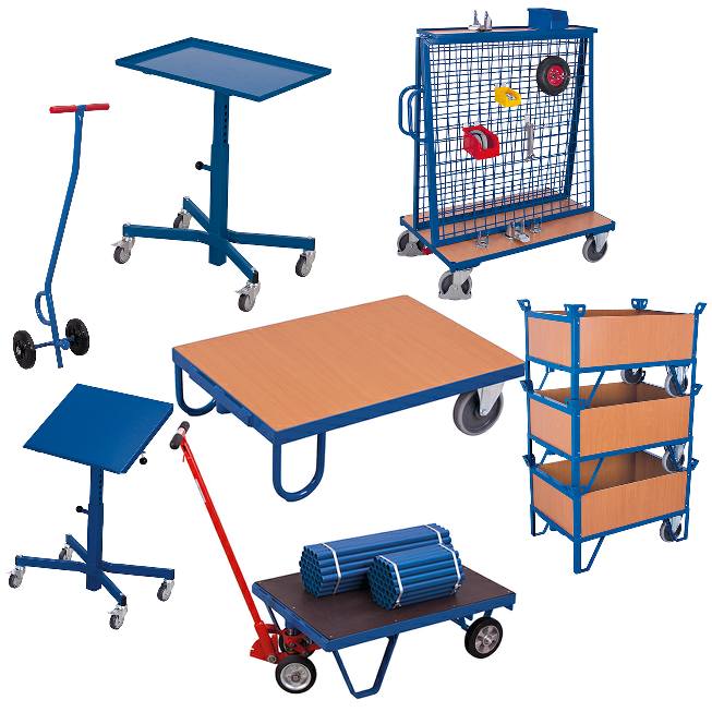 Werkstückwagen/Hebelroller