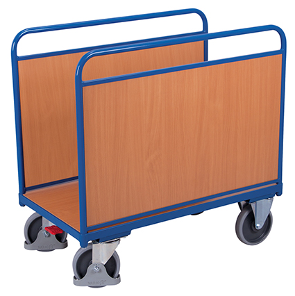Seitenbügelwagen Holzwände 1260x740 mm BxT Ladefläche