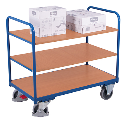 Etagenwagen, 3 Ebenen 1200x800 mm BxT