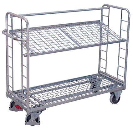 Etagenwagen, 2 Ebenen 1605x650x1275 mm BxTxH