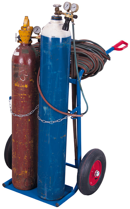 Wagen für 2 Stahlflaschen