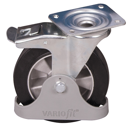 Elastikvollgummirolle für Selbstkipper 4 Rollen