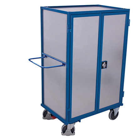 Etagenwagen fest verschweisst Kasten mit Türen