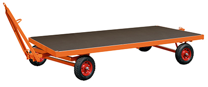 Industrieanhänger, 2500x1250x540 mm BxTxH, Vollgummibereifung