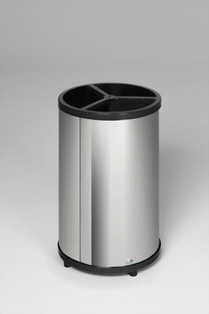 Wertstoffstation 3-fach ohne Dach für 60 Liter Abfallsäcke
