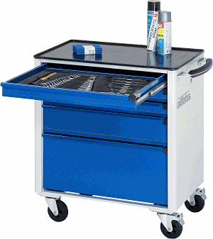 Werkzeugwagen, B 700 x T 500 x H 795 mm