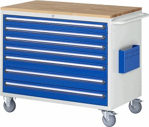 Montagewagen Modell XXL5.17, B 1145 x T 650 x H 975 mm, Buche-Top 25 mm