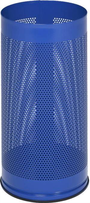 Schirmständer gelocht, enzianblau