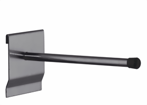 Universalhalter rund ø 12 mm, Länge 300 mm, anthrazitgrau
