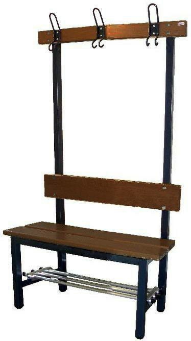 Einseitige Sitzbank Länge 650 mm mit aufklappbarem Schuhrost für Kinder