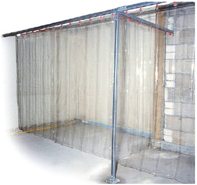 Schutzvorhang glasklar