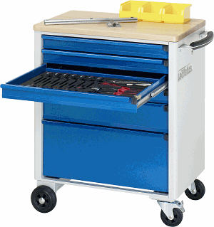 Werkzeugwagen, B 700 x T 500 x H 860 mm