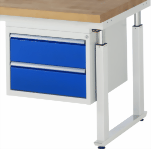 Schubladenblock mit 2 Schubladen für unter Arbeitstisch